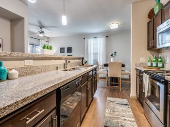 Double sink with disposal & dishwasher
